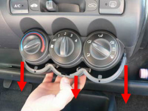 Honda Jazz Radioblende